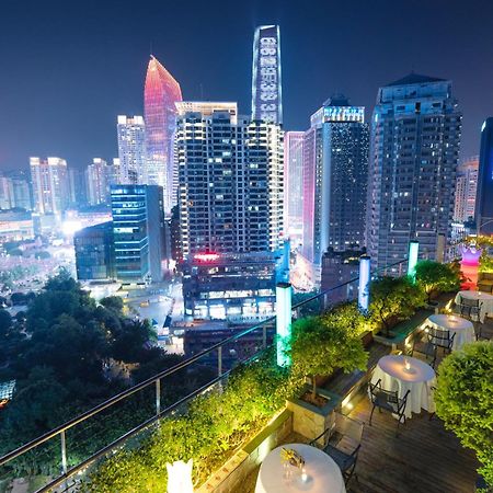 重庆江北观音桥高悦酒店地铁站店 Zewnętrze zdjęcie